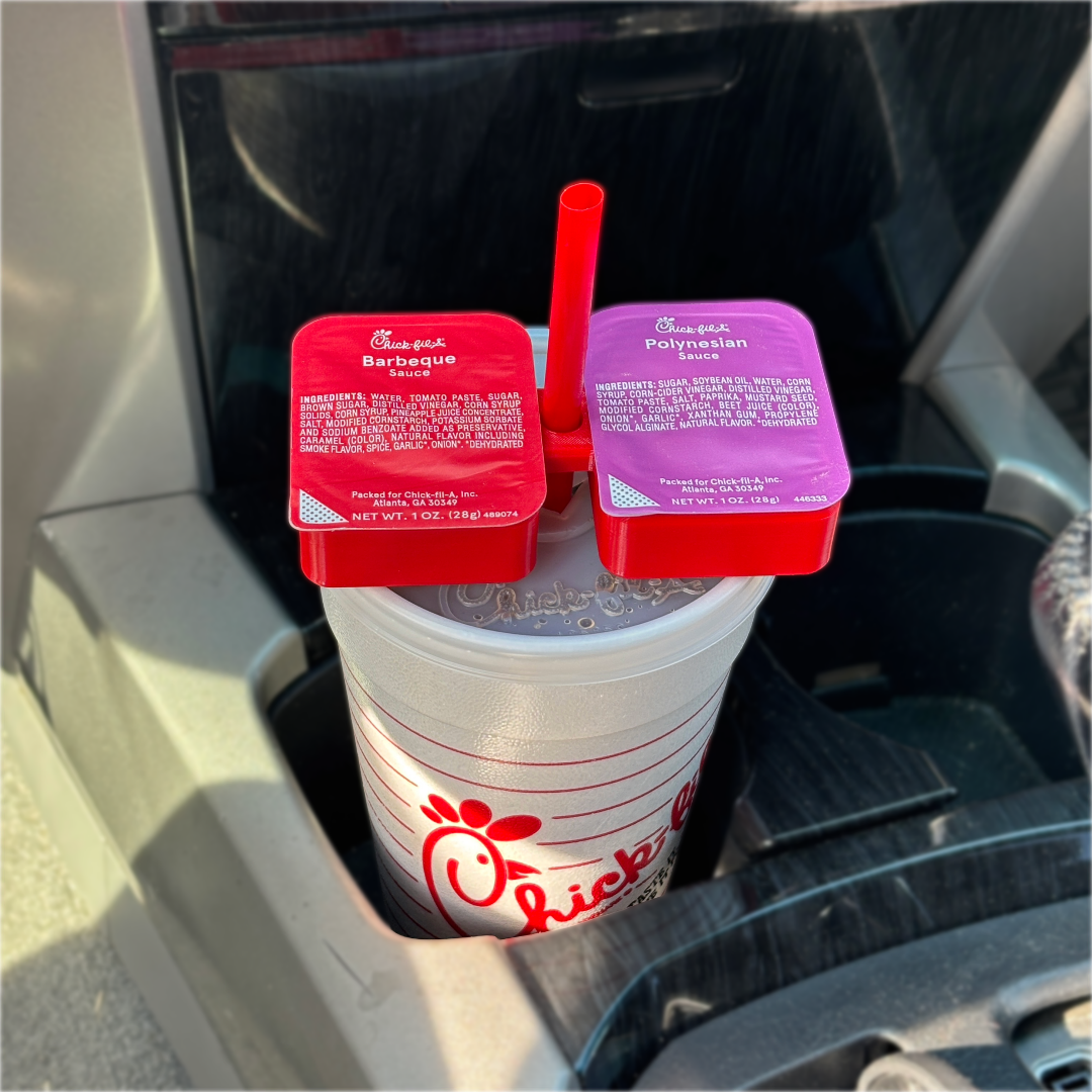 Sip & Dip – Sauce Cup Holder